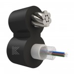 65948 КОСТРОМАКАБЕЛЬ КОС-ОКПС-4х657-Т/Т-9кН Оптический кабель с центральной трубкой и выносным силовым элементом из стального троса, SM 9/125, G.657.A1, 4 волокна, полиэтилен, 9 кН