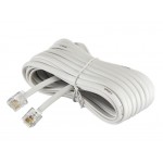 51246 Удлинитель телефонный (6р4с) 7 метров / белый, Netko