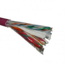 54827 Кабель NETKO UTP10 cat.5e, 305м, 0,5мм, нг(А)-HF FR-LSZH - малодымный, не содержащий галогенов, фиолетовый