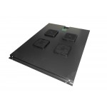 51930 Блок вентиляторов 4 шт для TE глубиной 800 с кабелем черный Netko