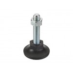 59751 Ножка регулируемая для напольных шкафов и стоек (комплект: ножка+гайка М10)