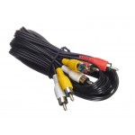 55997 Шнур аудио-видео: 3RCA-3RCA ( длина 3 м, сборный) Technolink РАСПРОДАЖА