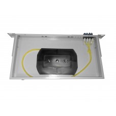 65522 Кросс оптический 19, 1U 4 LC SM Duplex, укомплектованный