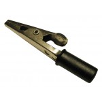 51951 Зажим крокодил малый, 5A, черный, L=50±5мм, Netko