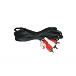 52186 Шнур аудио-видео: 2RCA-2RCA ( длина 3 м, литой) блистер, Netko РАСПРОДАЖА