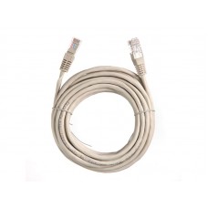 57121 Патч-корд Technolink UTP4 cat 5е, 5,0м, BC, LSZH, серый, литой коннектор