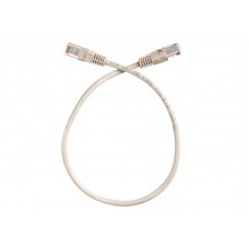 55984 Патч-корд Technolink C UTP4 cat.5е, 0.5м, CCA, серый, литой коннектор РАСПРОДАЖА