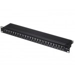 55047 Патч-панель FTP, 19, 24 порта RJ45, cat.6, 1U, Dual Type, Netko СКС, J