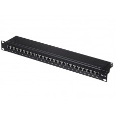 55047 Патч-панель FTP, 19, 24 порта RJ45, cat.6, 1U, Dual Type, Netko СКС, J