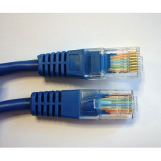 55852 Патч-корд Technolink UTP4 cat 5e, 2,0м, ВС, синий, литой коннектор РАСПРОДАЖА