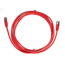 53813 Патч-корд Netko СКС FTP4 cat.5e, 3.0м, литой коннектор, красный