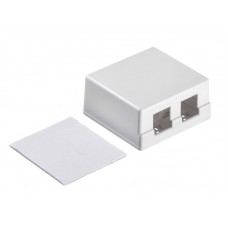 51042 Корпус внешний под розетку / 2 порта / белый