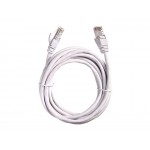 57007 Патч-корд Technolink UTP4 cat 5e, 3,0м, ВС, LSZH, белый, литой коннектор