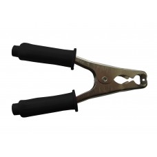 52419 Зажим крокодил, 200A, черный, L=138±5мм,Netko