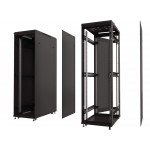 65157 Шкаф напольный 42U серия Expert (600х1000х2050), напольный, БЕЗ ПЕРЕДНЕЙ ДВЕРИ, чёрный, разобранный Netko (упакован в 3 коробки)