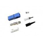 52126 Коннектор ВО, SC, симплекс, для 0,9 мм, (потери &gt,35 Дб), черный РАСПРОДАЖА