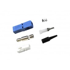 52126 Коннектор ВО, SC, симплекс, для 0,9 мм, (потери &gt,35 Дб), черный РАСПРОДАЖА