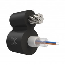 65939 КОСТРОМАКАБЕЛЬ КОС-ОКПС-2х657-Т/Т-4кН Оптический кабель с центральной трубкой и выносным силовым элементом из стального троса, SM 9/125, G.657.A1, 2 волокна, полиэтилен, 4 кН