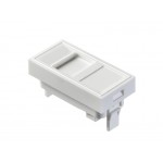 52442 Вставка 45х22,5мм со шторкой для Кейстоуна RJ11, RJ45