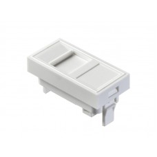 52442 Вставка 45х22,5мм со шторкой для Кейстоуна RJ11, RJ45