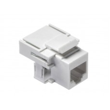 51049 Модуль Keystone неэкранированный, RJ-11 (6p4c), 110/Krone тип, 90°, под инструмент, белый, Netko