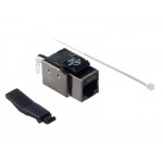54136 Модуль Keystone экранированный, RJ-45, cat.6, 90°, без инструмента, KE, металлик, Netko СКС РАСПРОДАЖА