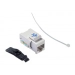 54138 Модуль Keystone неэкранированный, RJ-45, cat.6, 90°, без инструмента, KE, белый, Netko СКС