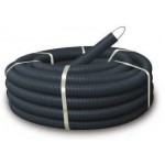 56524 Труба гофрированная, ПНД, FRHF, легкая, с зондом, наружный d20 мм, черная, 100м УП