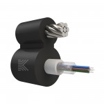 65935 КОСТРОМАКАБЕЛЬ КОС-ОКПС-4х657-Т/Т-3кН Оптический кабель с центральной трубкой и выносным силовым элементом из стального троса, SM 9/125, G.657.A1, 4 волокна, полиэтилен, 3 кН