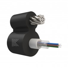 65935 КОСТРОМАКАБЕЛЬ КОС-ОКПС-4х657-Т/Т-3кН Оптический кабель с центральной трубкой и выносным силовым элементом из стального троса, SM 9/125, G.657.A1, 4 волокна, полиэтилен, 3 кН