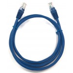 57107 Патч-корд Technolink UTP4 cat 5e, 1,0м, ВС, LSZH, синий, литой коннектор