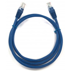 57107 Патч-корд Technolink UTP4 cat 5e, 1,0м, ВС, LSZH, синий, литой коннектор