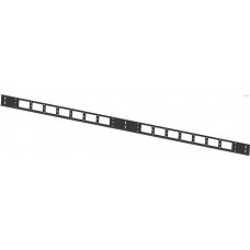 56192 Кабельный органайзер 19, 42U, металлический, вертикального типа, черный М (аналог 55179)