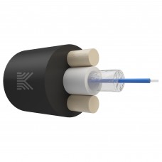 65892 КОСТРОМАКАБЕЛЬ КОС-ОКД-1х657-ТП-1.5кН Дроп-кабель круглый, с центральной трубкой, усилен стеклопрутками, 1 волокно, SM 9/125, G.657.A1, полиэтилен, 1.5 кН