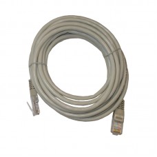 55991 Патч-корд Technolink C UTP4 cat.5е, 5.0м, CCA, серый, литой коннектор РАСПРОДАЖА