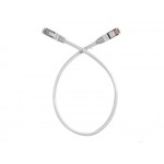 58641 Патч-корд Netko СКС FTP4 cat.5e, 0.5м, литой коннектор, серый, LSZH