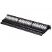 55045 Патч-панель UTP, 19, 48 портов RJ45, cat.5е, 1U, Dual Type, компактная, Netko СКС, J