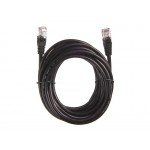 57010 Патч-корд Technolink UTP4 cat 5e, 5,0м, ВС, LSZH, черный, литой коннектор