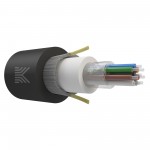 65958 КОСТРОМАКАБЕЛЬ КОС-ОКД-8х657-Т/Н-1кН Дроп-кабель круглый, с центральной трубкой, усилен стеклонитями, 8 волокон, SM 9/125, G.657.A1, полиэтилен, 1 кН