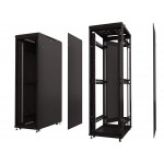 65167 Шкаф напольный 47U серия Expert (800х1000х2270), напольный, БЕЗ ПЕРЕДНЕЙ ДВЕРИ, черный, разобранный Netko (упакован в 4 коробки)