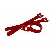 60109 Стяжка-липучка многоразовая 150*12 /10 шт (красная), Netko