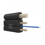 66111 КОСТРОМАКАБЕЛЬ КОС-ДР-3-1хG.657.А 1-нг(А)-HF Кабель оптический FTTH с внешним силовым элементом из стеклопрутка, 1 волокно, G.657.A1,усилен стеклопрутками, нг(А)-HF