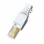 65308 Коннектор RJ-45 Netko (8p8c) cat.5e, быстрозажимной ручной, для одножильного и многожильного кабеля