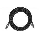 59317 !Патч-корд NETKO FTP наружный, 24AWG кат.5Е, с заливными колпачками, 5м, черный