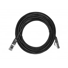 59317 !Патч-корд NETKO FTP наружный, 24AWG кат.5Е, с заливными колпачками, 5м, черный