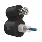 65944 КОСТРОМАКАБЕЛЬ КОС-ОКПС-4х657-Т/Т-6кН Оптический кабель с центральной трубкой и выносным силовым элементом из стального троса, SM 9/125, G.657.A1, 4 волокна, полиэтилен, 6 кН