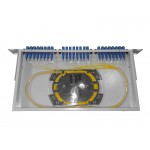 56908 Кросс оптический 19, 1U 24 SC SM, укомплектованный