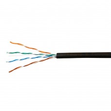 59956 Кабель Skynet Standard UTP4 cat.5е, одножильный / 305м / Cu / Проходит Fluke тест /для наружных работ / черный