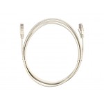 58670 Патч-корд Netko СКС UTP4 cat.6a, 3.0м,литой коннектор, серый, LSZH