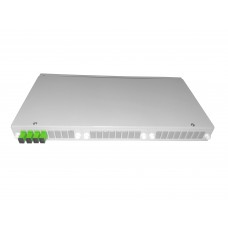 59893 Кросс оптический 19, 1U 4 SC/APC SM, укомплектованный